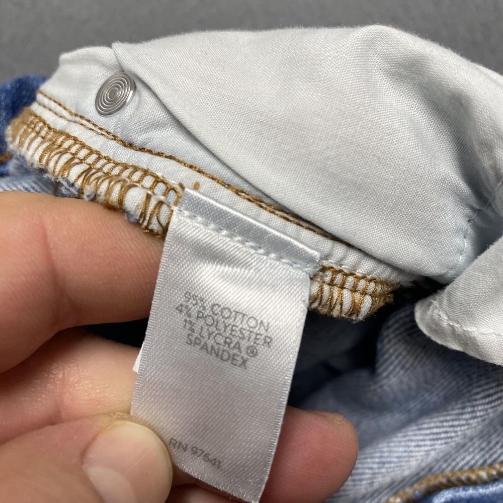 J. Jill Jeans Womens 6 Petite Blue Relaxed Boyfriend Denim Stretch Medium Wash - Picture 7 of 15